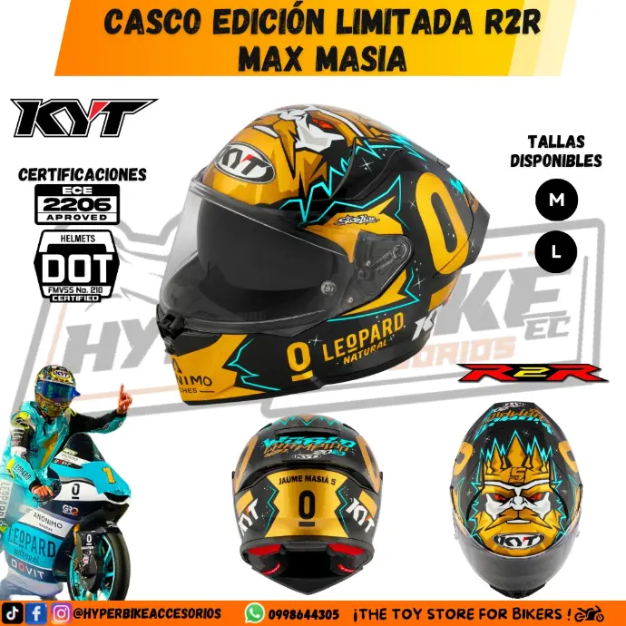 CASCO KYT EDICION LIMITADA R2R MAX MASIA