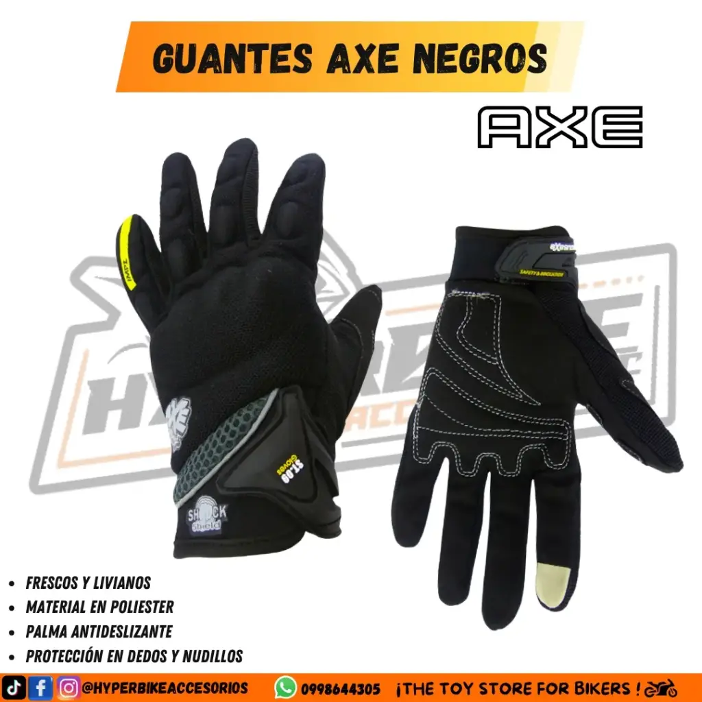 Guantes AXE Negros