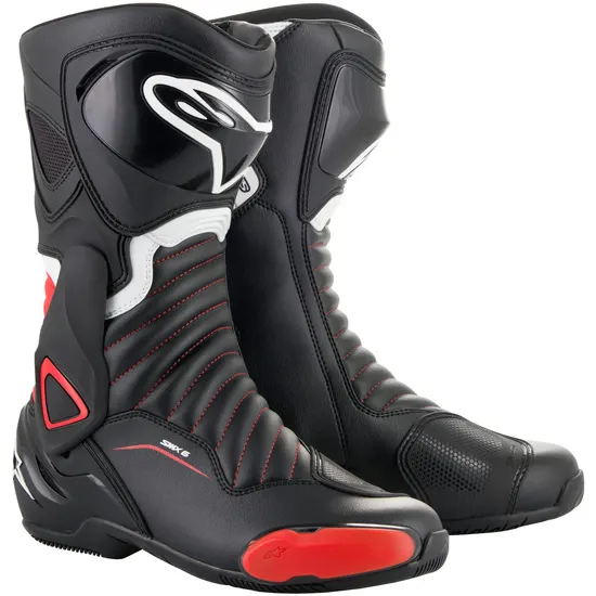 BOTAS SMX-6 V2 BLACK RED ALPINESTARS