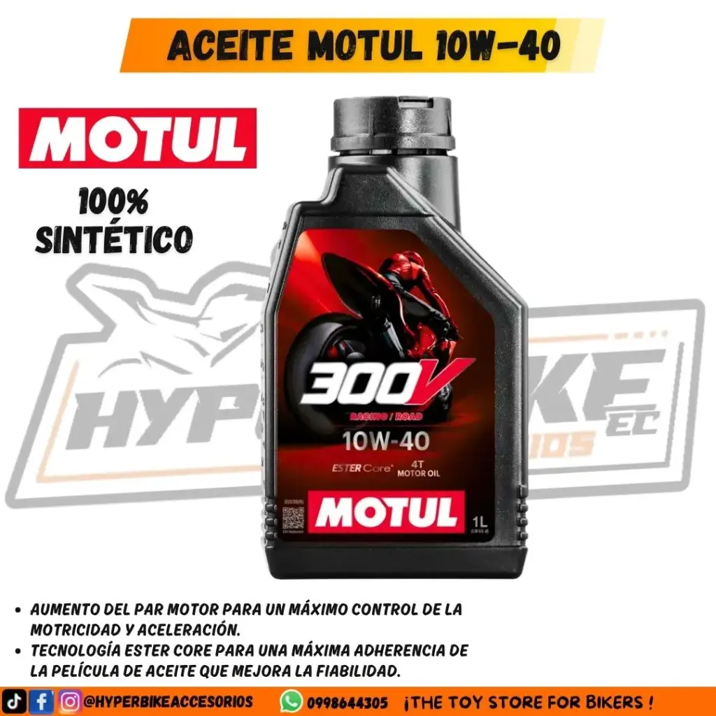 Aceite Motul 300V 10w40