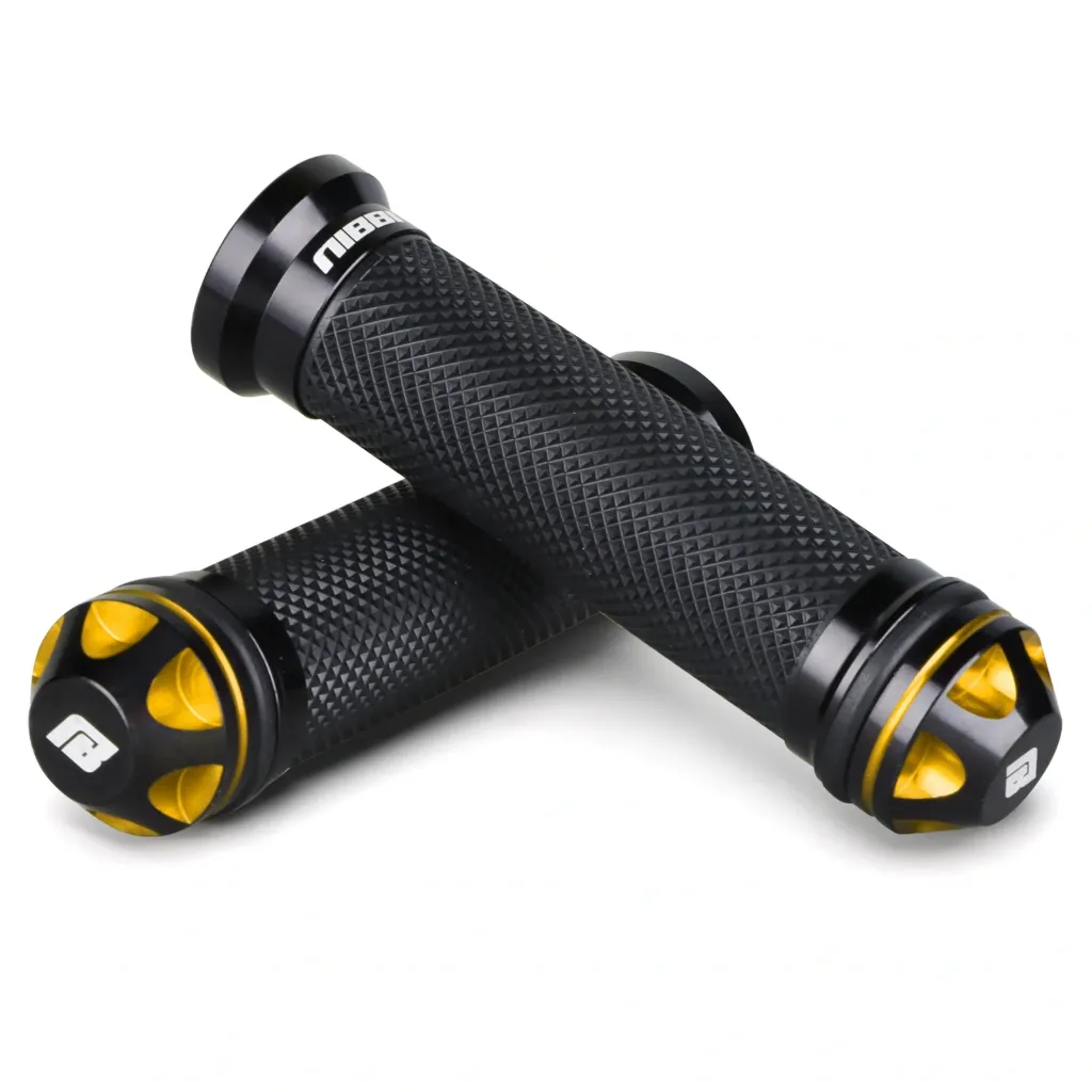 [810133510228] GRIPS ALUMINIO AMARILLO NIBBI