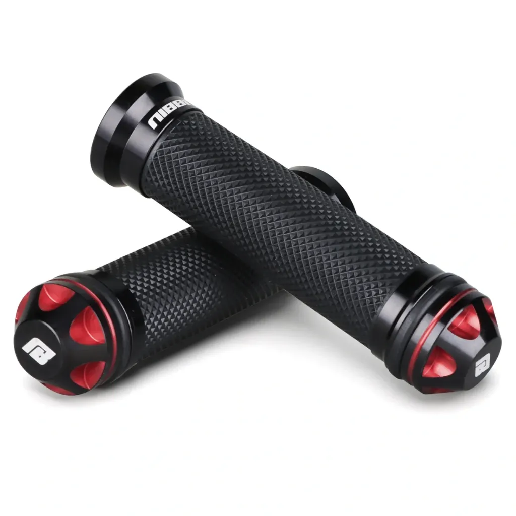 [810133511195] GRIPS ALUMINIO ROJO NIBBI