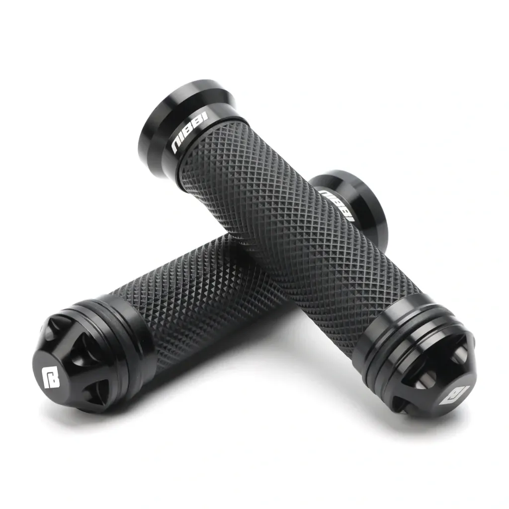 [00810133511256] GRIPS ALUMINIO NEGRO NIBBI
