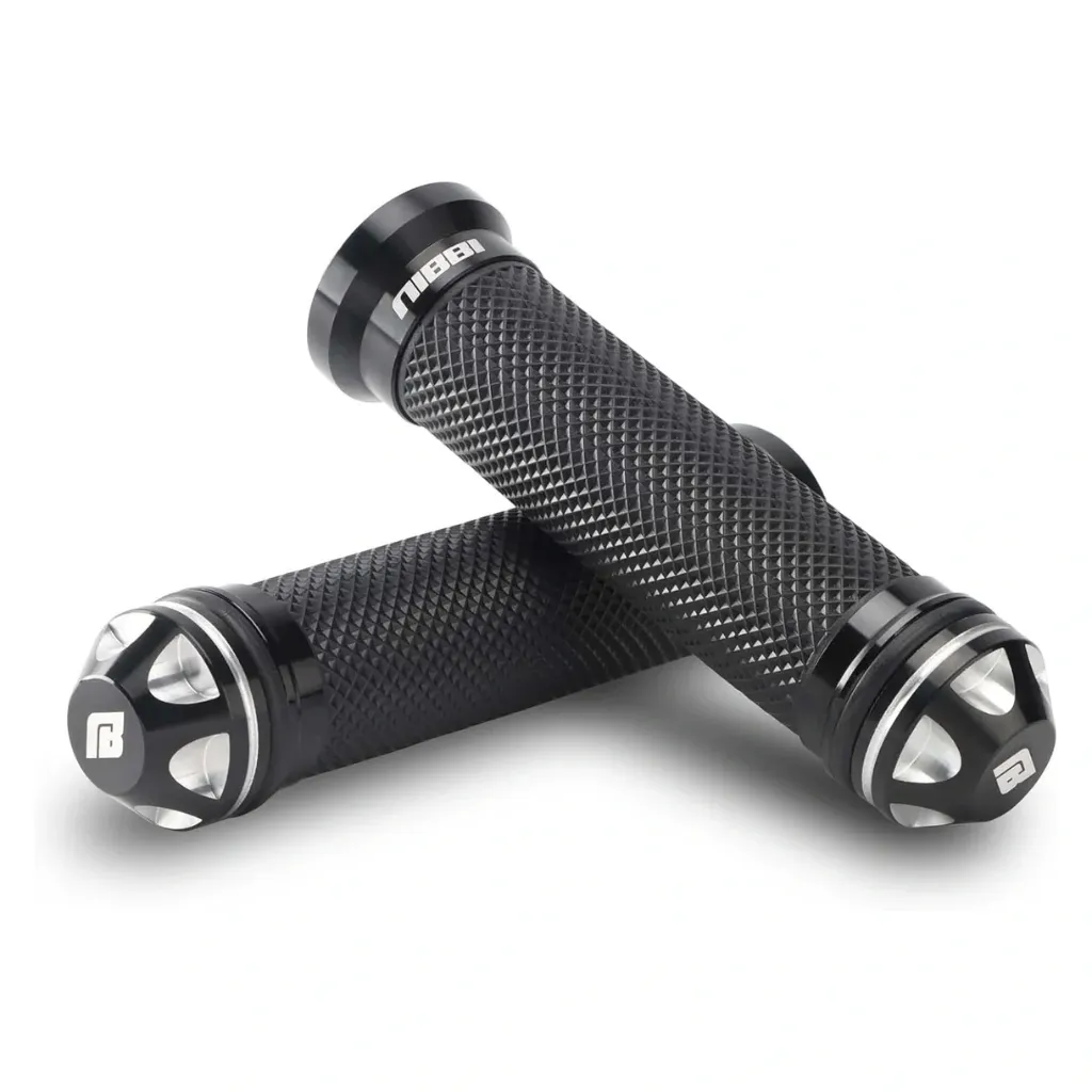 [00810133511263] GRIPS ALUMINIO PLATEADO NIBBI