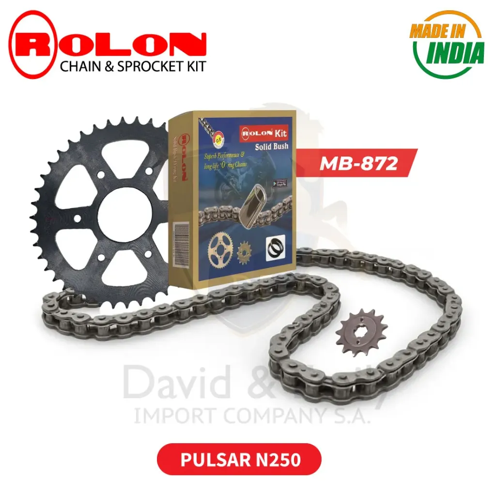 [MB-872] KIT ARRASTRE PULSAR N250 520H110L ORING /15T/44T ROLON