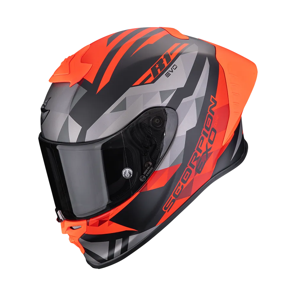 [030320210] CASCO INTEGRAL VALERE GRIS/ROJO EXO R1 EVO II AIR SCORPION (M)