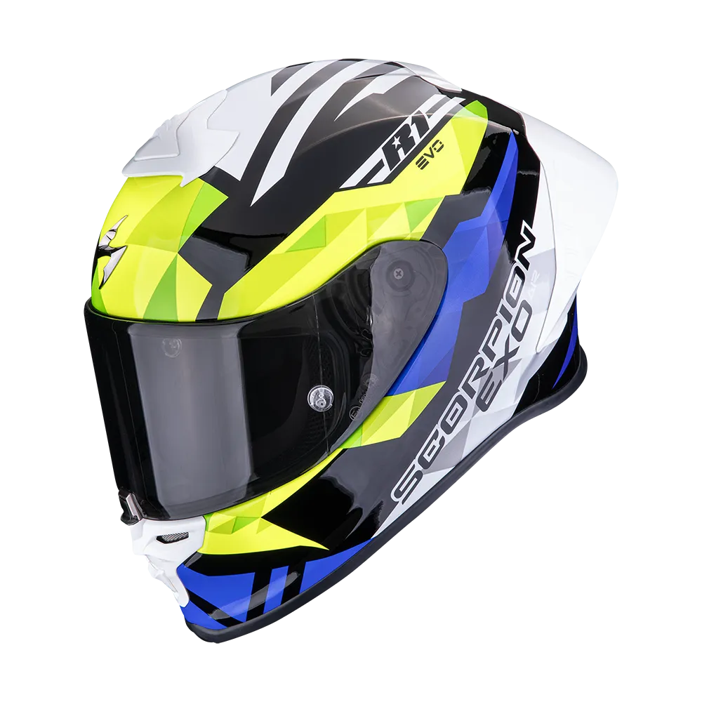 CASCO INTEGRAL ECE VALERE AMARILLO/BLANCO EXO-R1 EVO II AIR