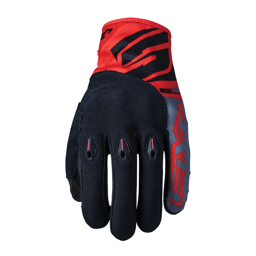 GUANTES FIVE E3 ROJO