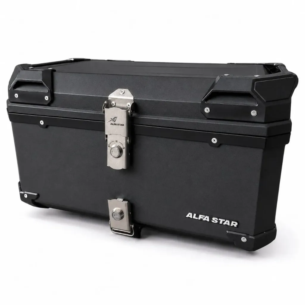 MALETERO PLASTICO 65L CON FORRO Y RESPALDAR ALFA STAR