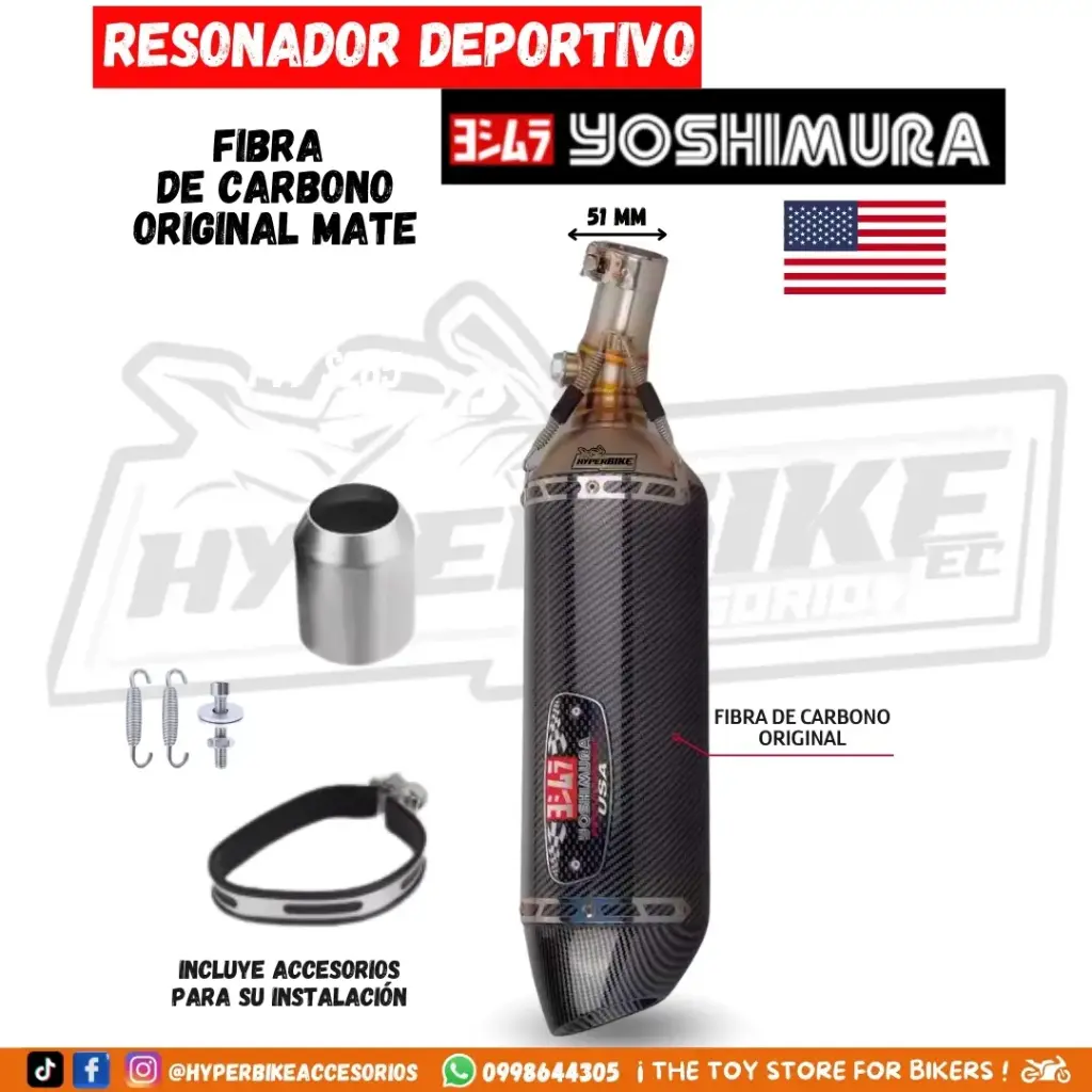 Escape USA Fibra de Carbono Original Mate