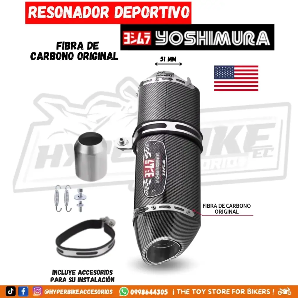 Escape Fibra de Carbono Original