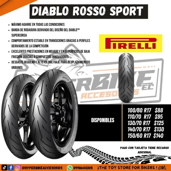 Neumáticos DiabloRosso Sport