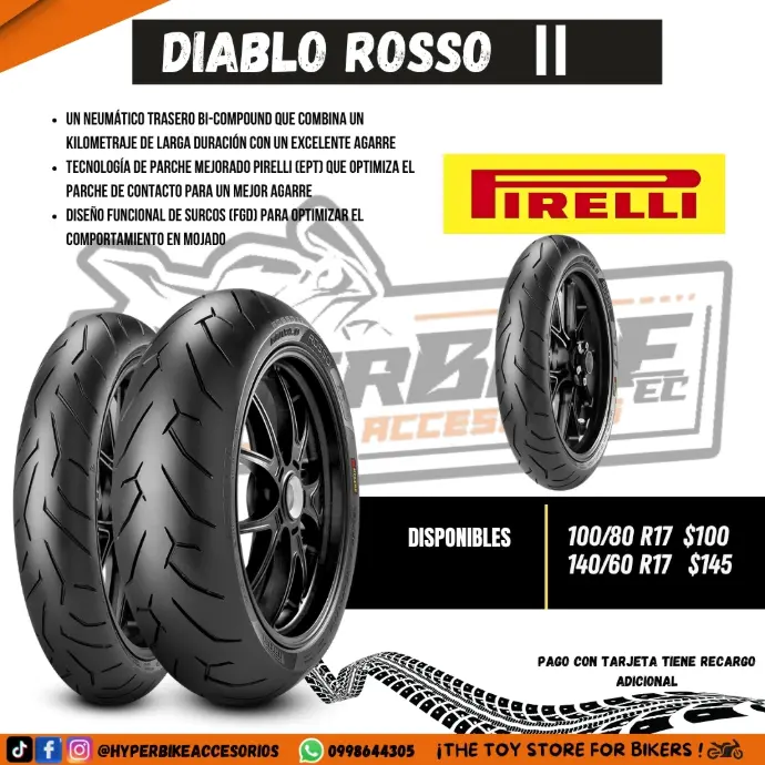 Neumáticos Diablo Rosso II