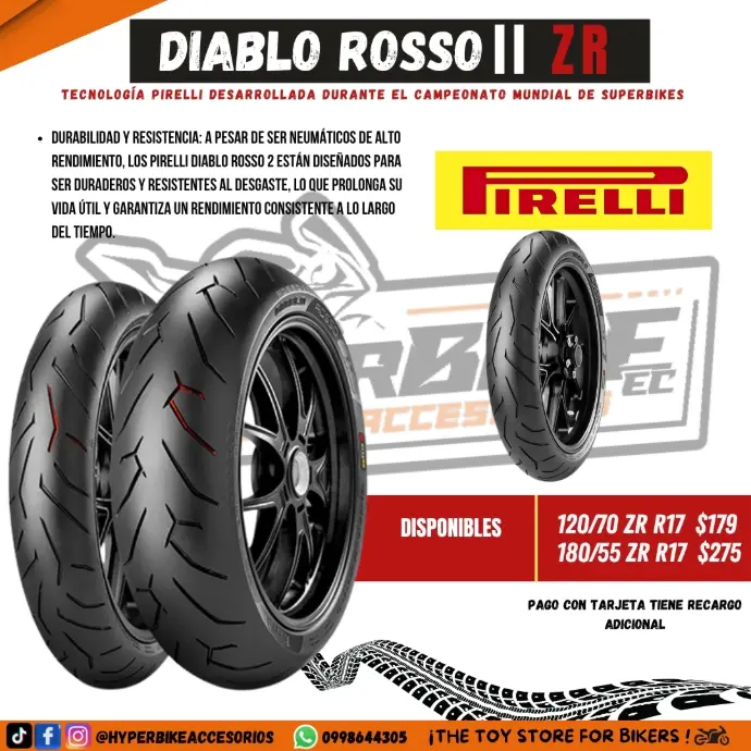 Neumáticos Diablo Rosso II ZR