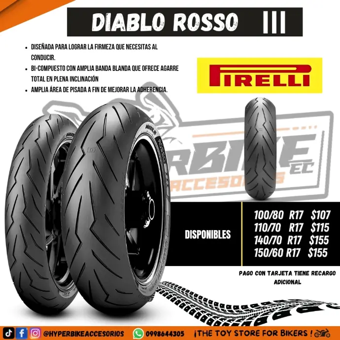 Neumáticos Diablo Rosso III