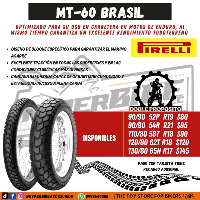 Neumáticos MT-60 Brasil