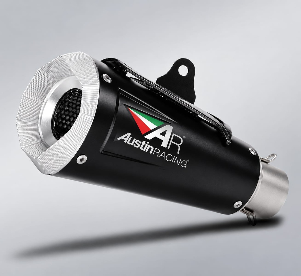 [AR003HY] AUSTIN RACING BLACK/PLATA AR003