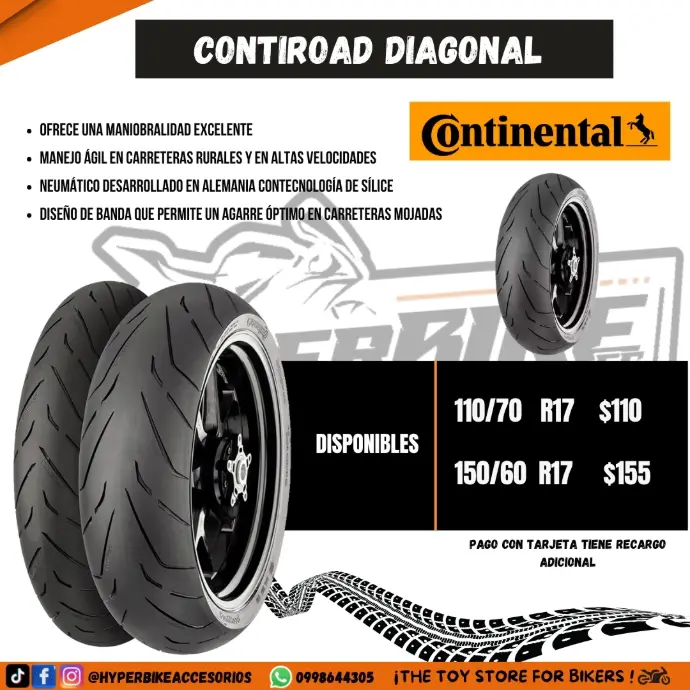 Neumático Contiroad Diagonal