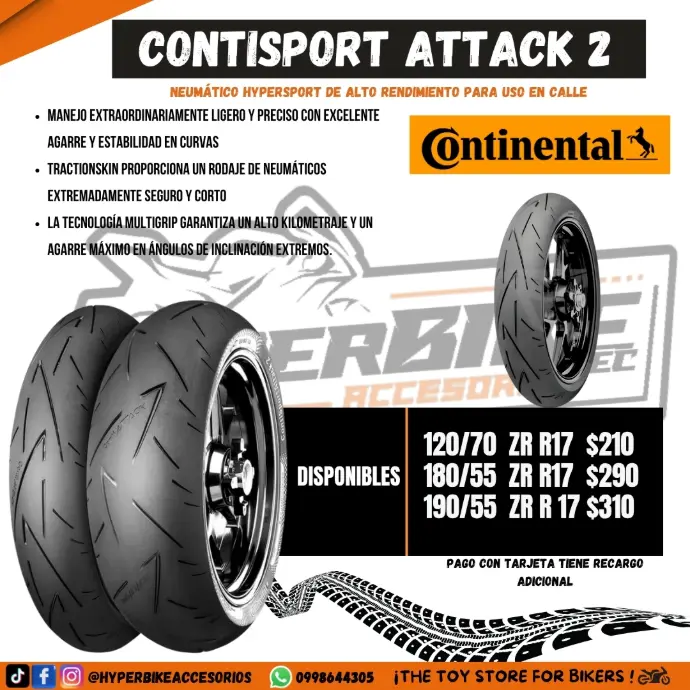 Neumáticos Contisport Attack 2
