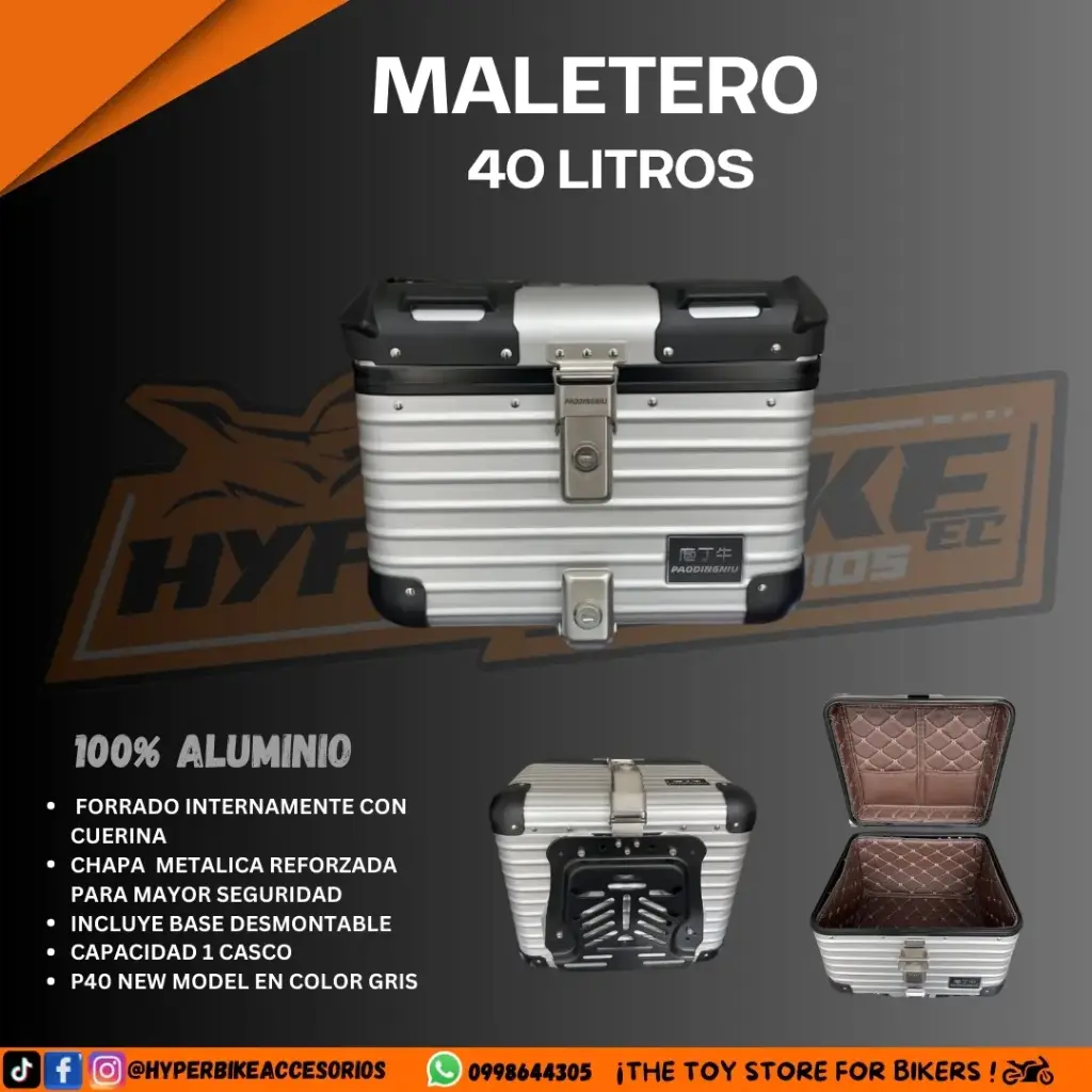 Maletero de 40 litros