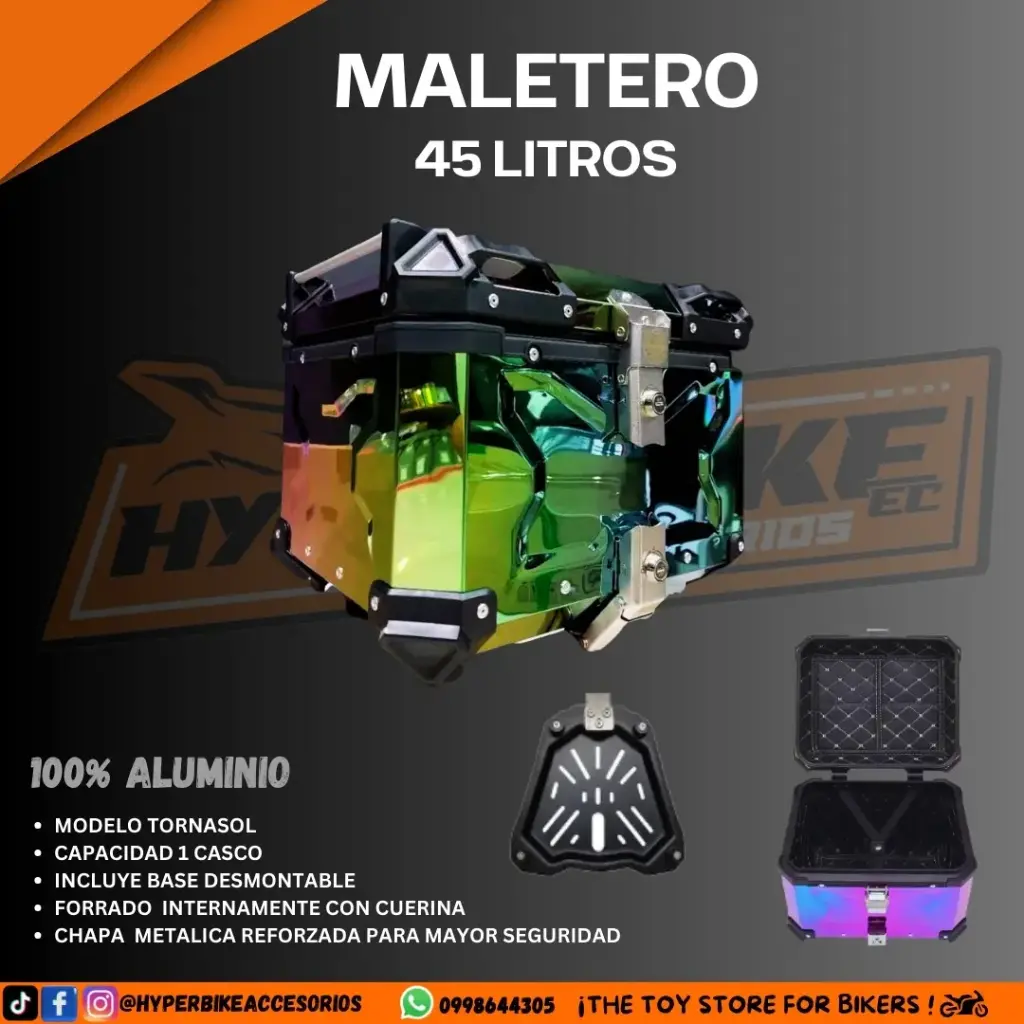 Maletero 45L Tornasol