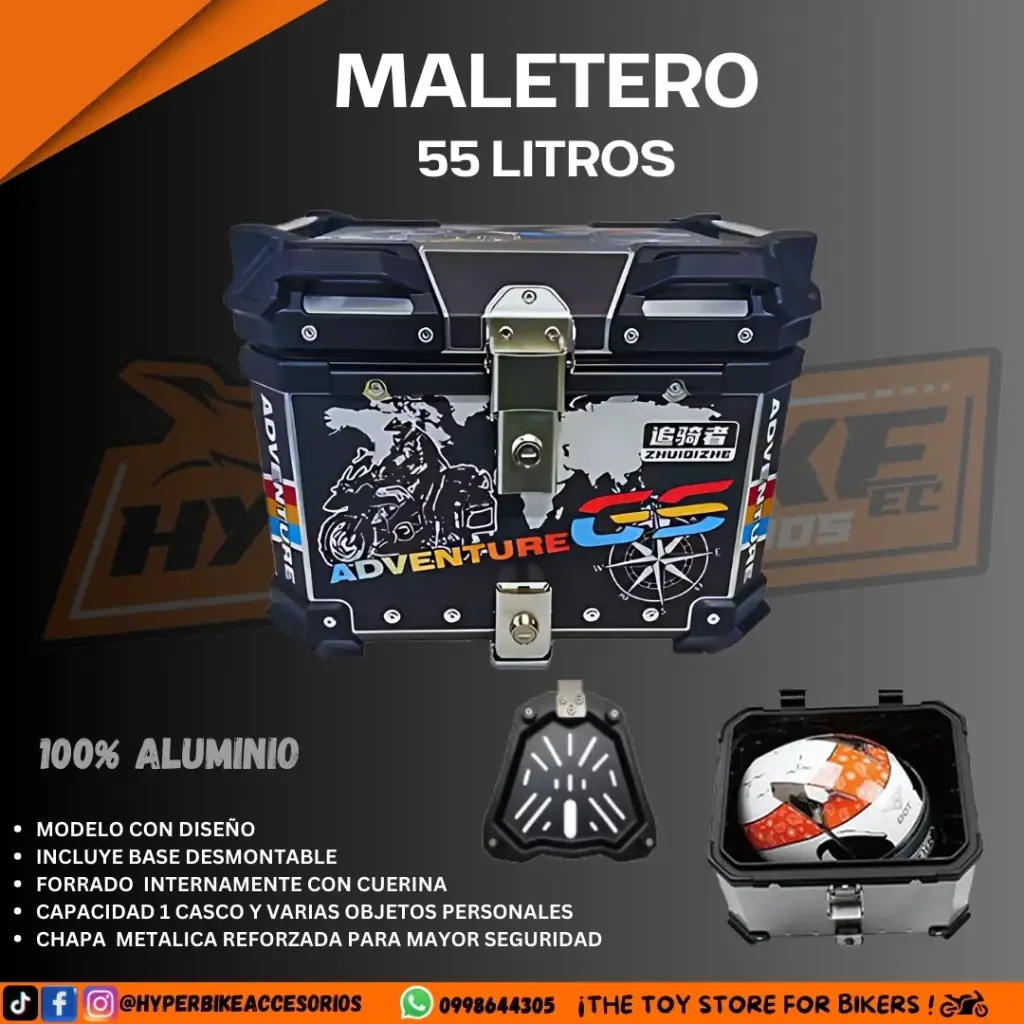 Maletero 55L con Diseño