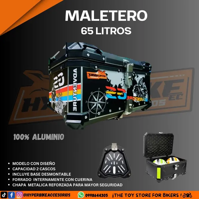 Maletero 65L con Diseño