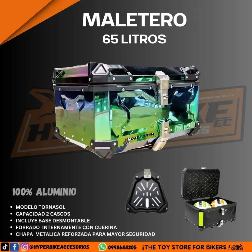 Maletero 65L Tornasol