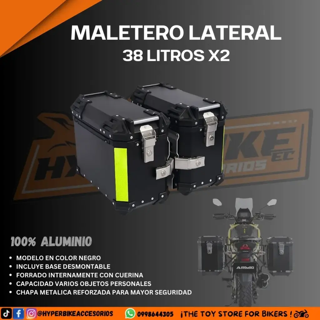 Maletero 38L Negro