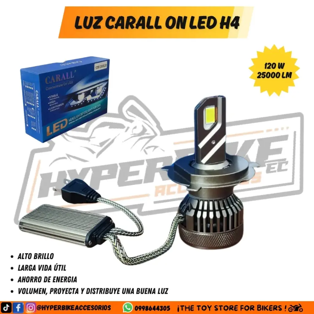 Luz Led Caral On H4