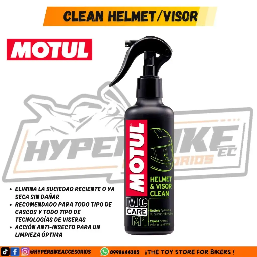 Clean Helmet/Visor
