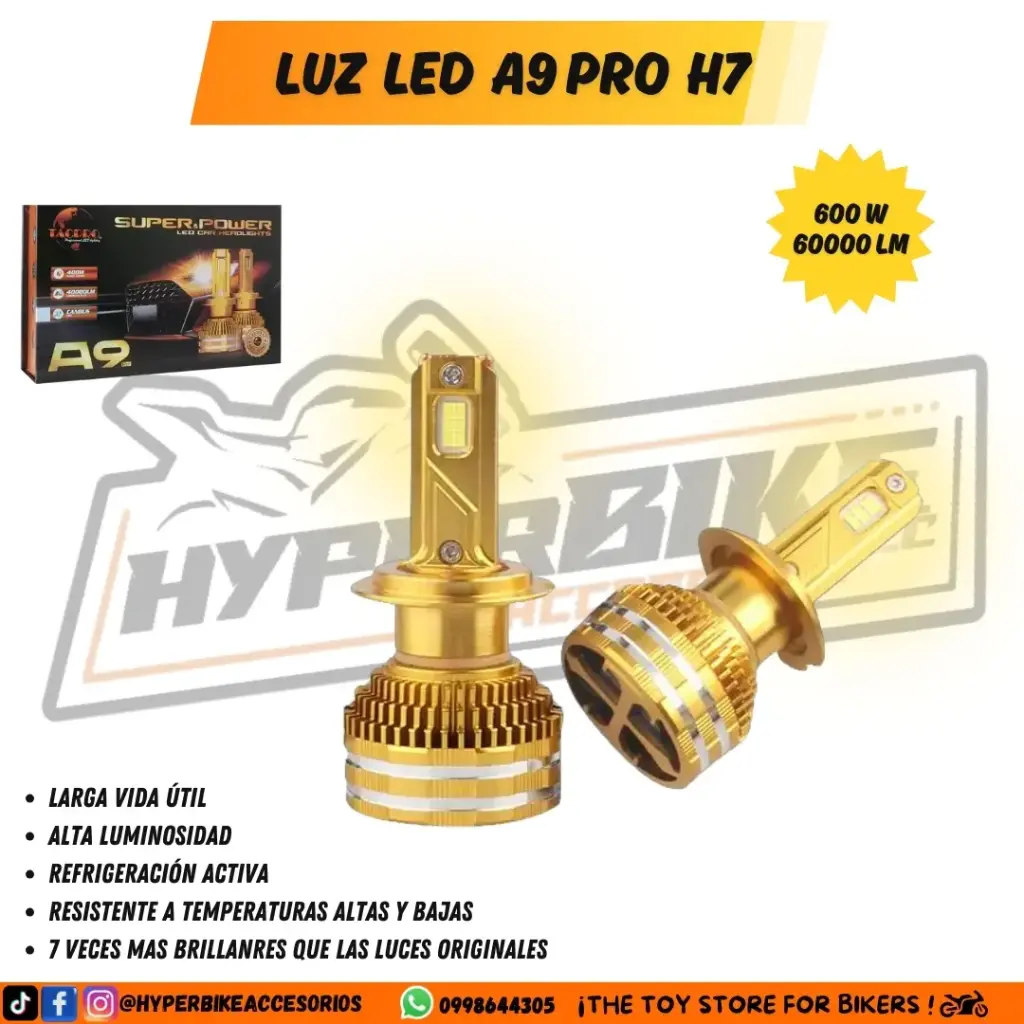 Luz Led A9 Pro H7