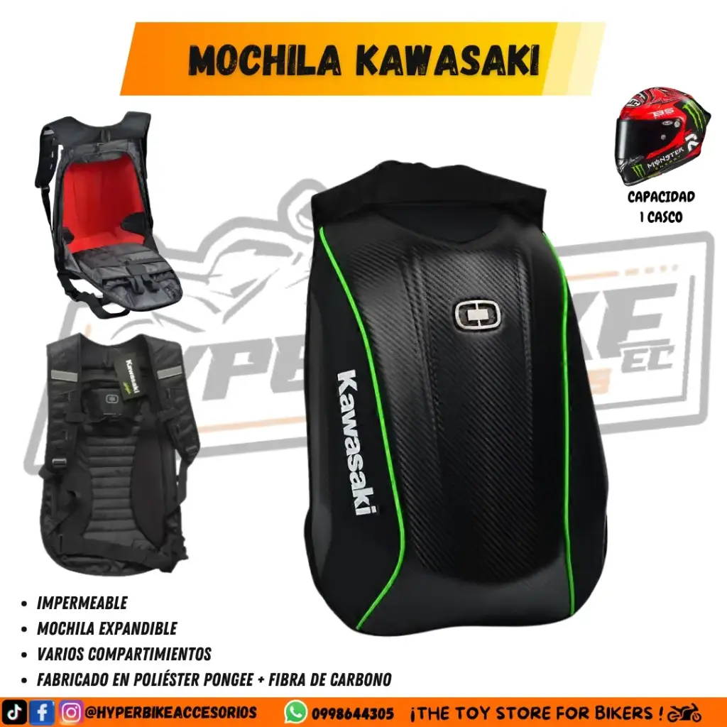 Mochila Kawasaki