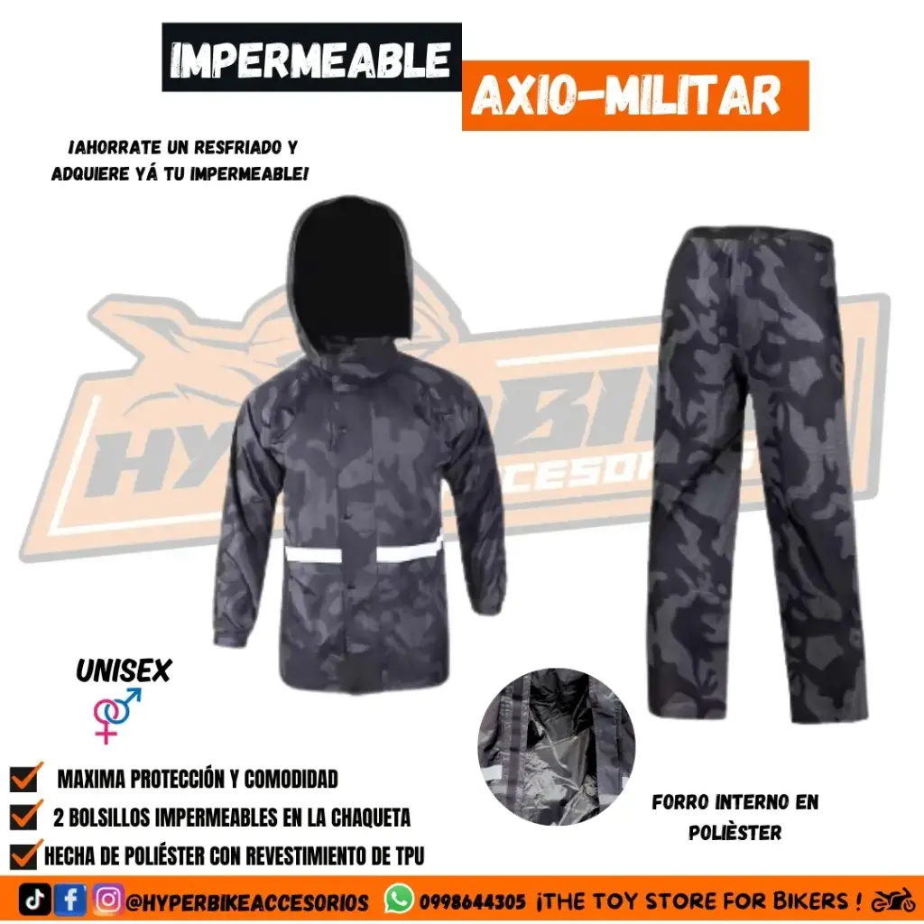Impermeable AX10 Militar