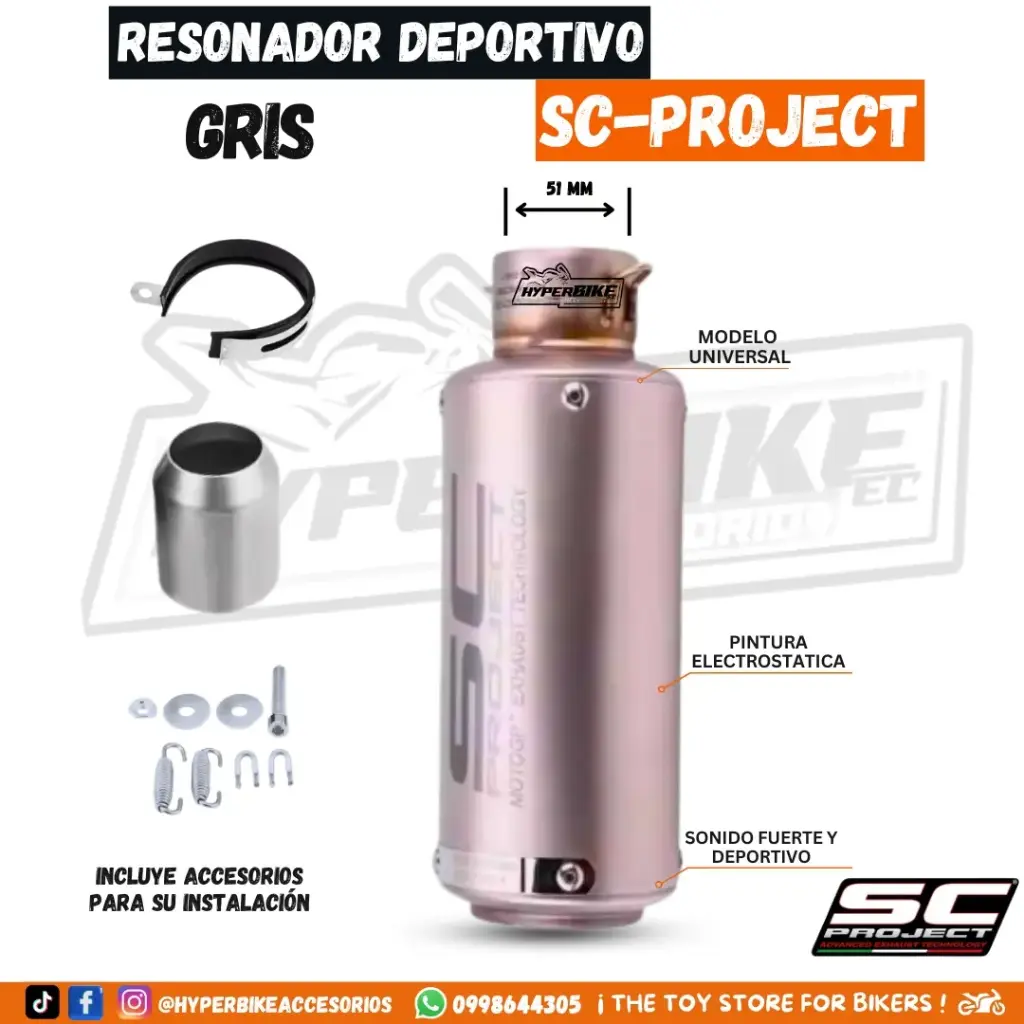 Resonador SC Project Gris