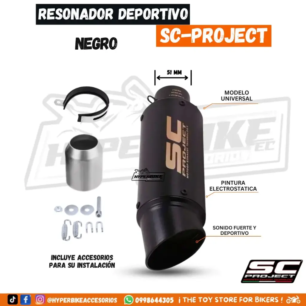 Resonador SC  Project Negro