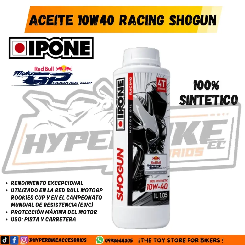 Aceite 10W40 Racing Shogun