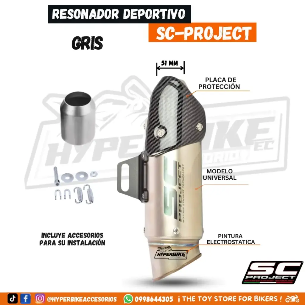 Resonador SC Project Gris