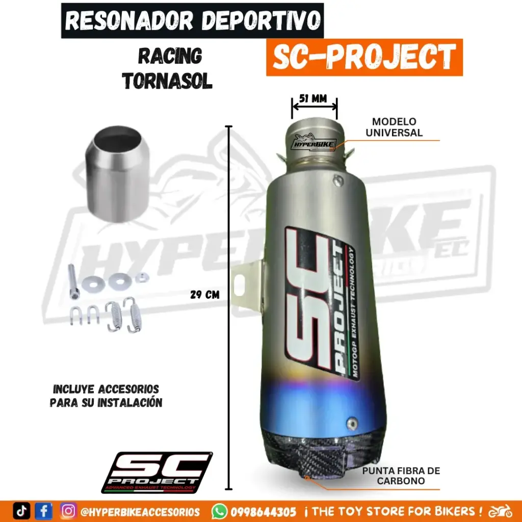 Resonador SC Project Racing Tornasol