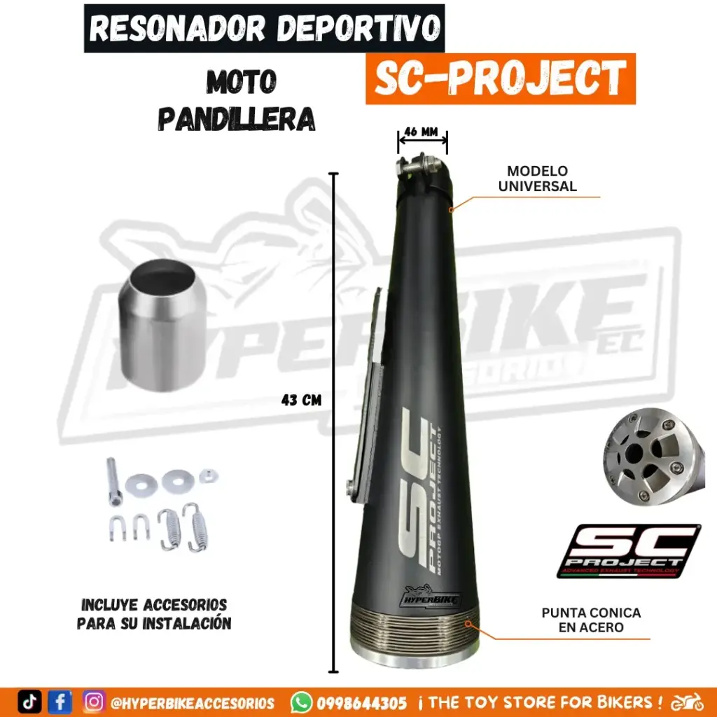 Resonador SC Project Negro