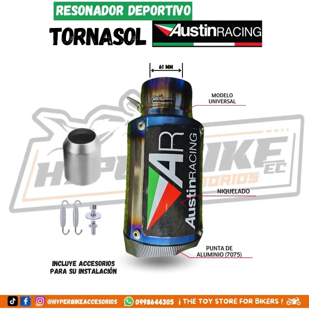 Resonador Austin Racing Tornasol