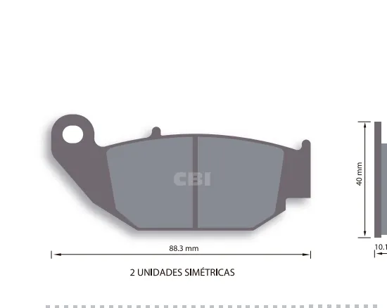 CBI BP033 HONDA INVICTA SUZUKI GIXXER/TEKKEN SCRAMBLER POST