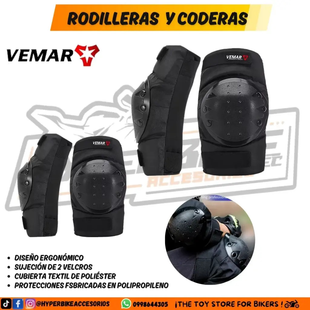 Rodilleras y Coderas Vemar