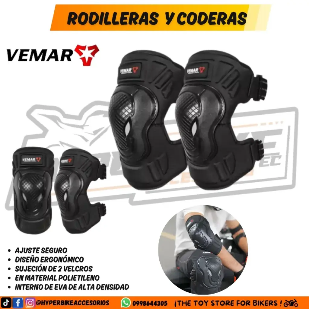 Rodilleras y Coderas Vemar