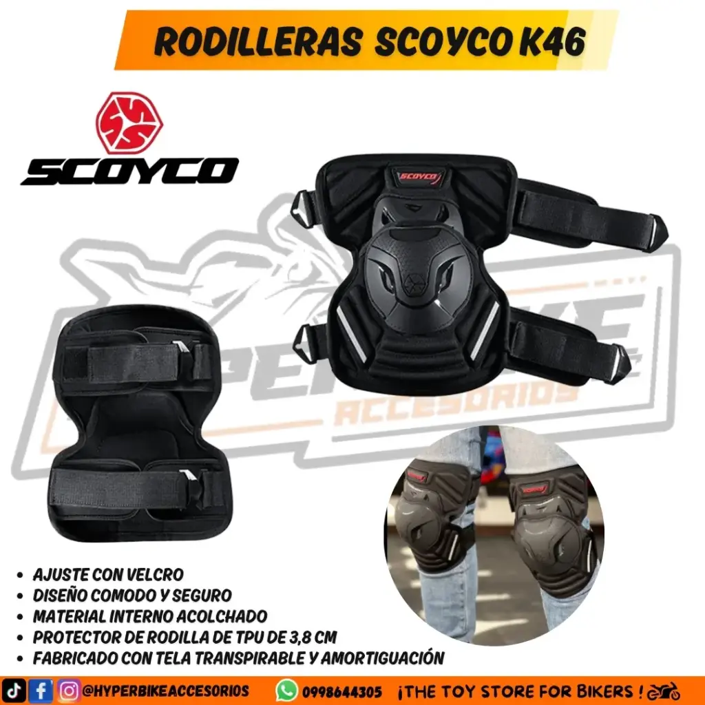 Rodilleras Scoyco K46