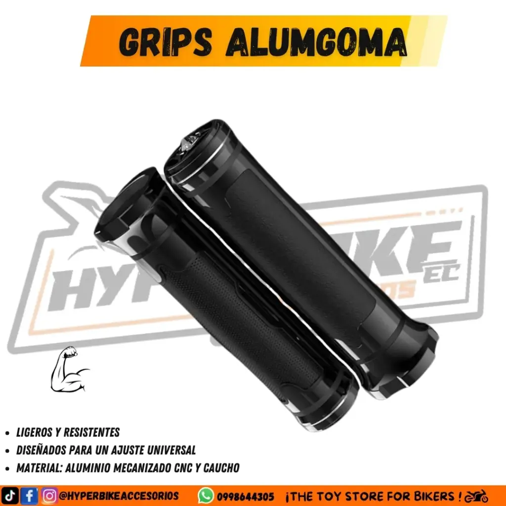 Grips Alumgoma Negro