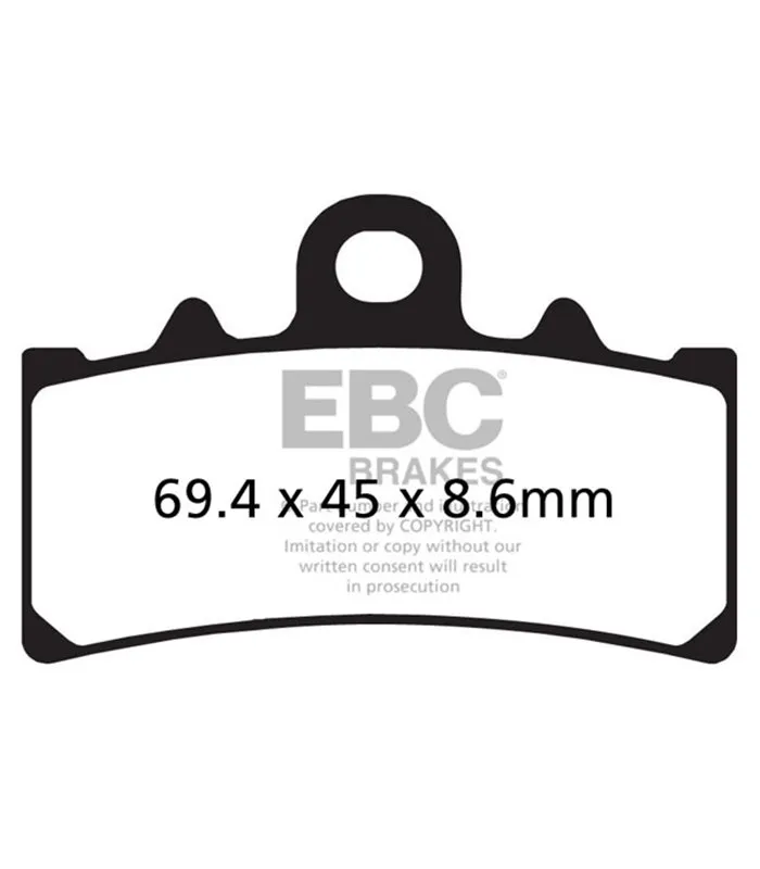 PASTILLA DE FRENO EBC FA606HH  KTM DUKE 200/390