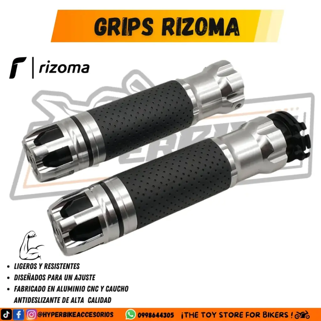 Grips Rizoma Plata
