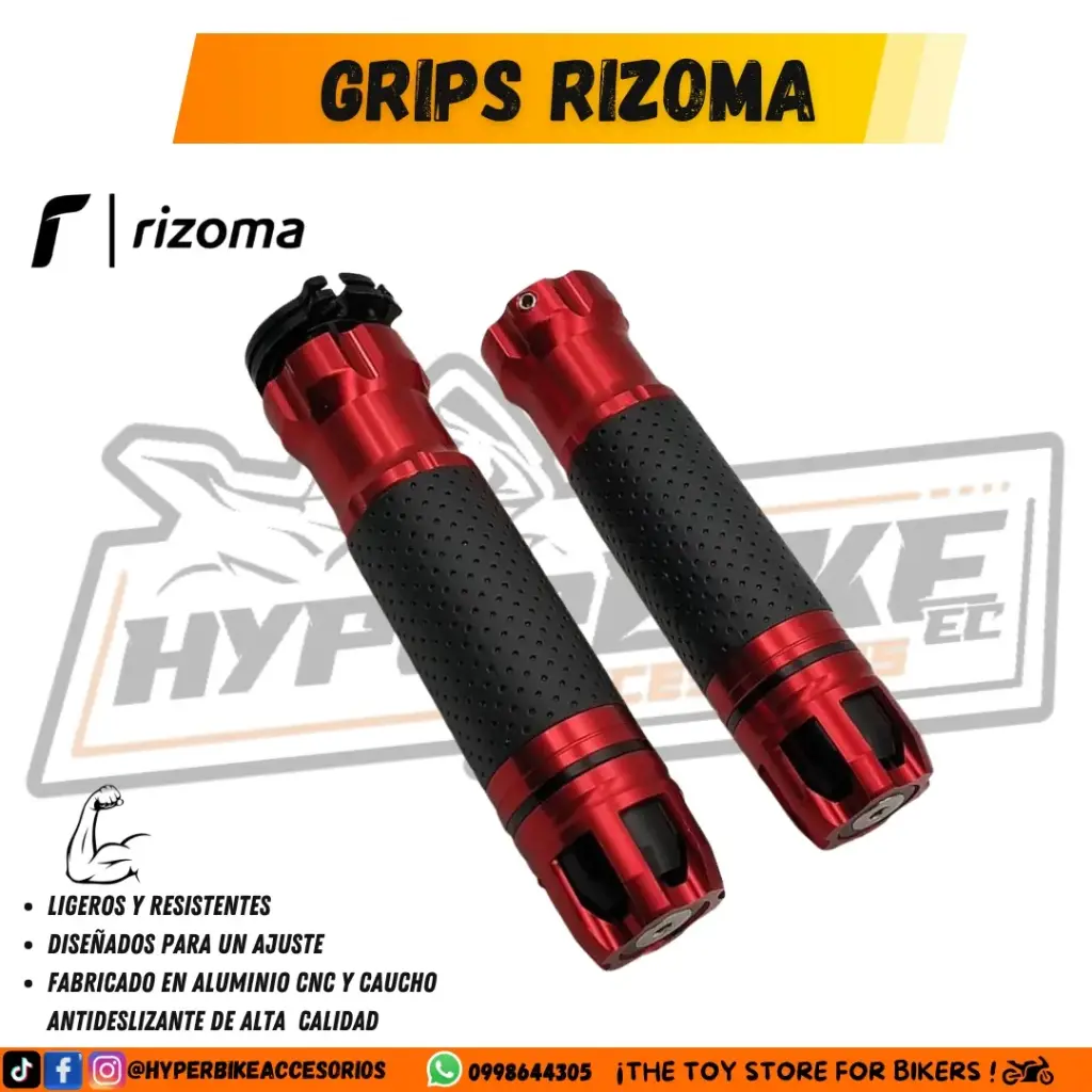 Grips Rizoma Rojo