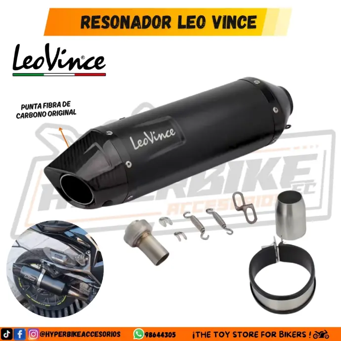 Resonador Leo Vince Negro